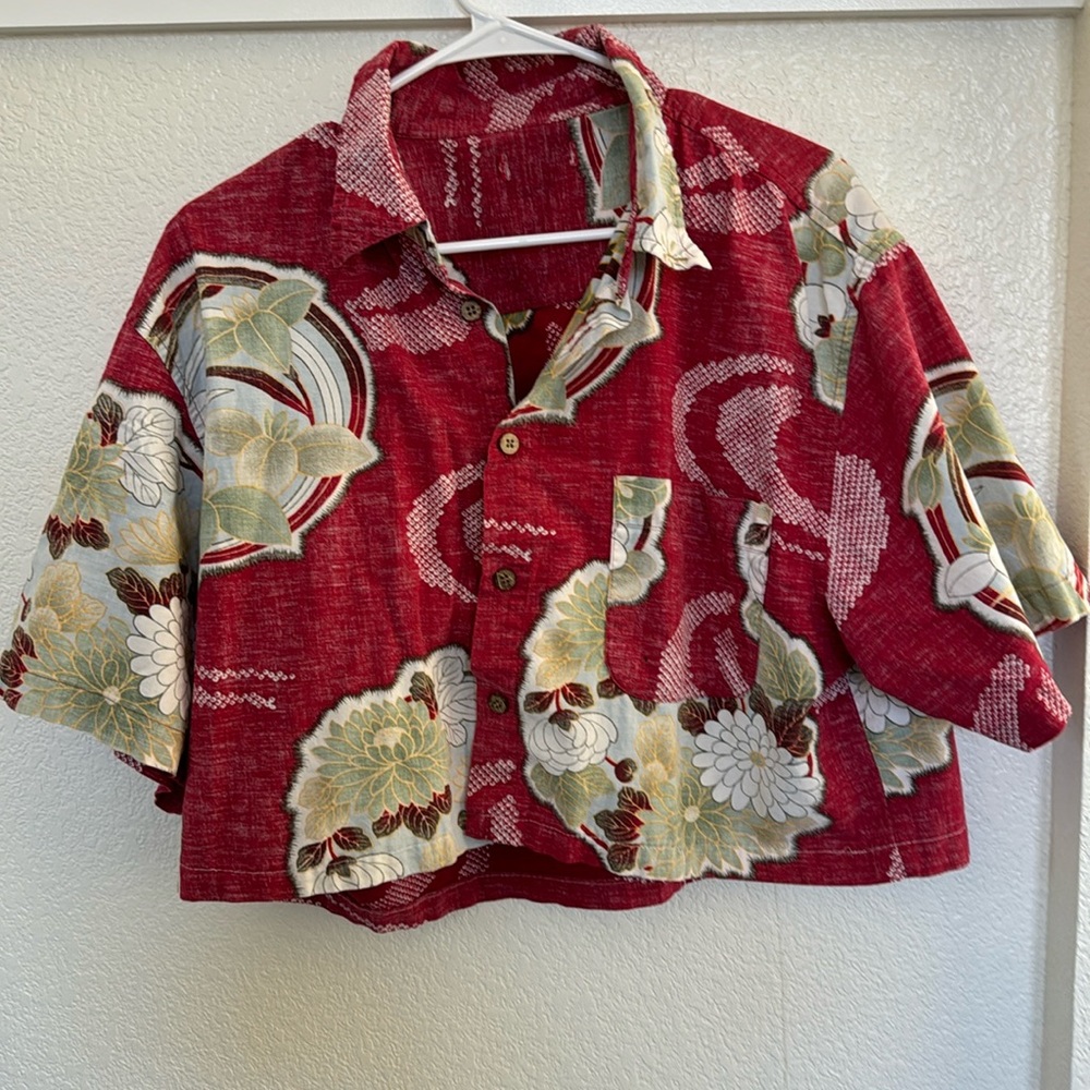 Large Red Hawaiian Shirt
